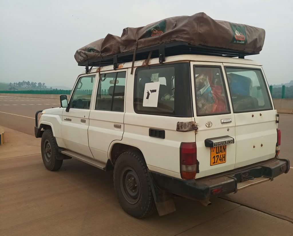 4x4 Self Drive Uganda Rooftop tent