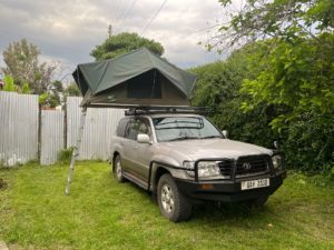 rooftop tent rentals. 4x4 self-drive Uganda