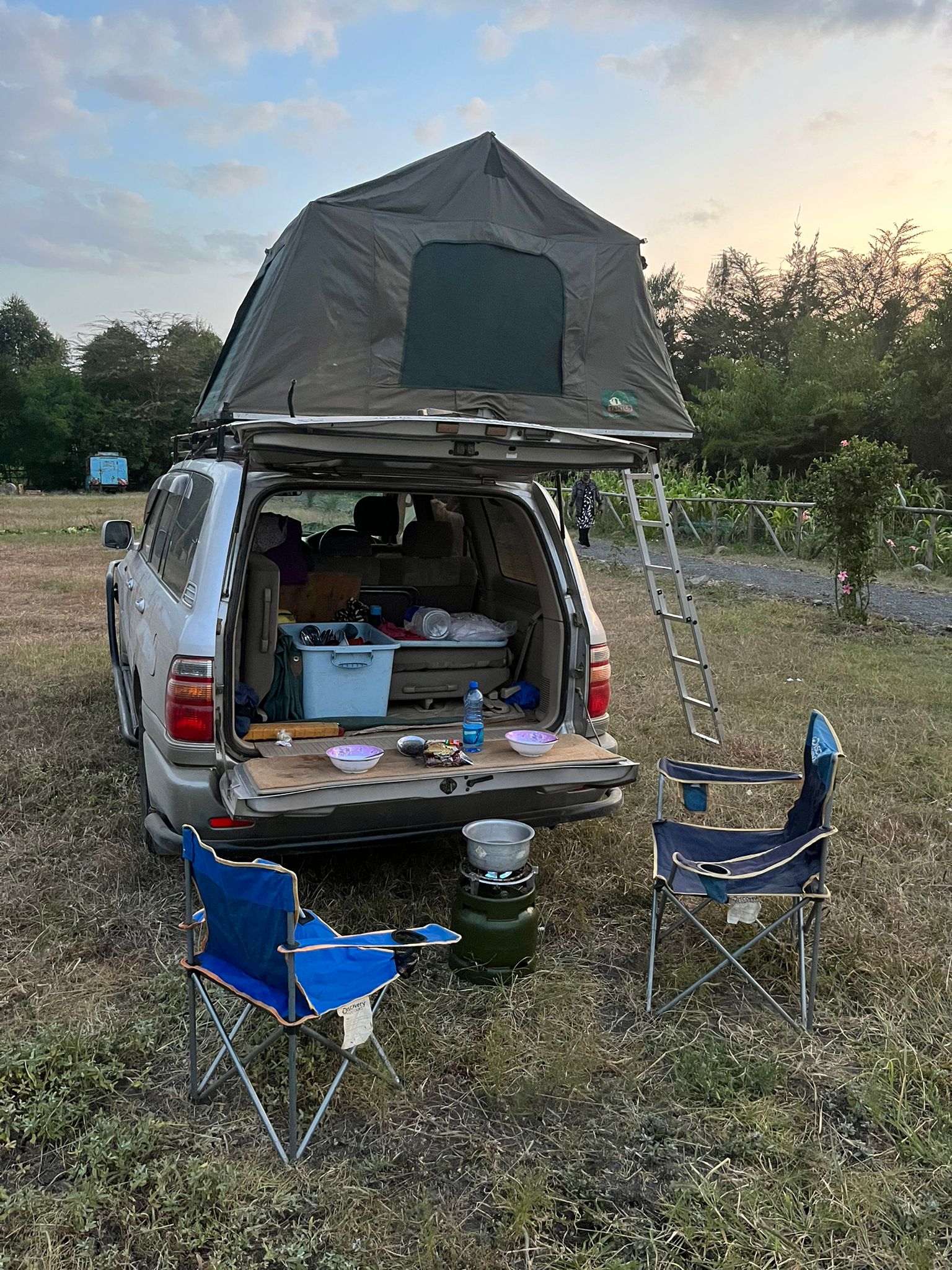 camping in the wild