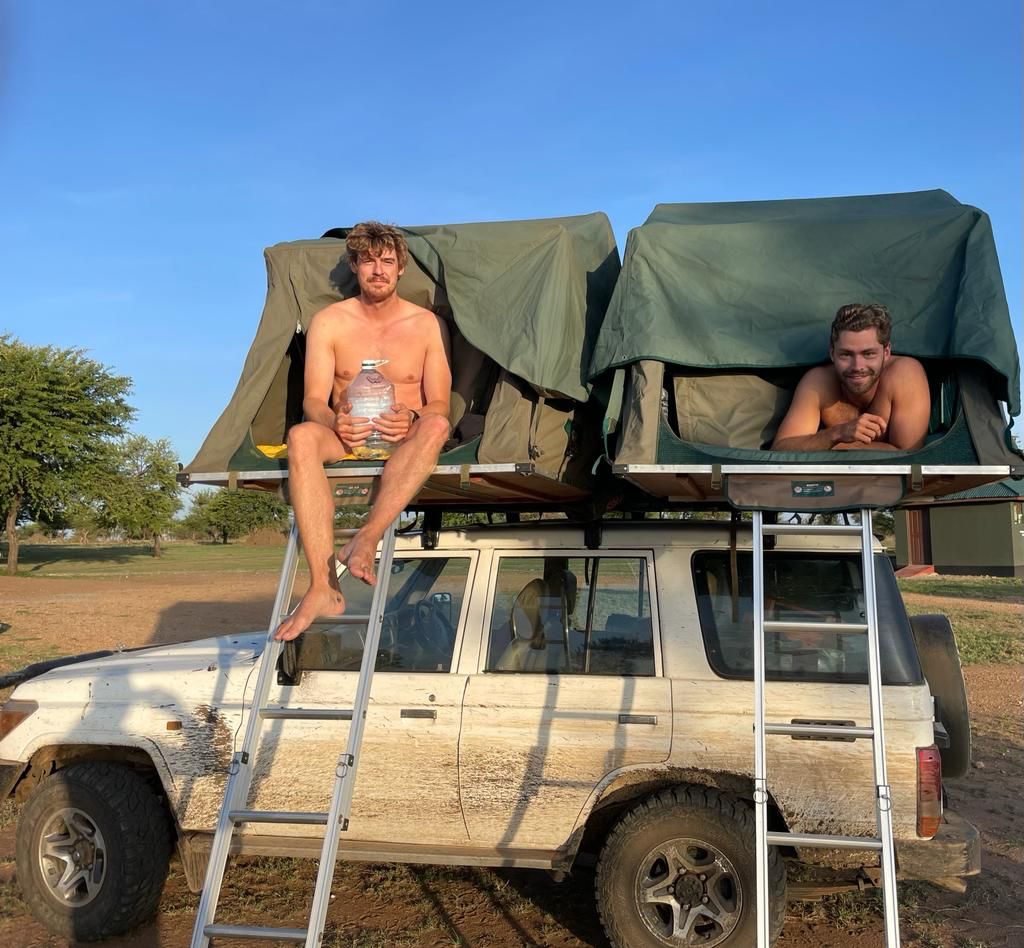 camping in the wildernes